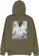 Spitfire Inferno K.T.U.L. Zip Hoodie - army/black-white - reverse