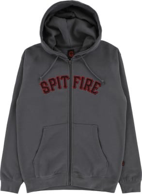 Spitfire Spitball Zip Hoodie - charcoal (solid) - view large