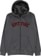 Spitfire Spitball Zip Hoodie - charcoal (solid)