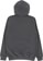 Spitfire Spitball Zip Hoodie - charcoal (solid) - reverse