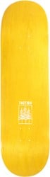 Tactics Trees Skateboard Deck - yellow