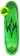 Tactics Logan Staff Infection 9.1 Egg Shape Skateboard Deck - green