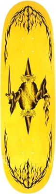 Tactics Logan Staff Infection 9.1 Egg Shape Skateboard Deck - yellow - view large