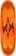 Tactics Logan Staff Infection 9.1 Egg Shape Skateboard Deck - orange - front