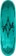 Tactics Logan Staff Infection 9.1 Egg Shape Skateboard Deck - teal - front