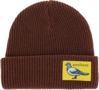 Anti-Hero Lil Pigeon Label Beanie - brown/yellow