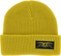 Anti-Hero Stock Eagle Label Cuff Beanie - yellow/black