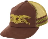 Anti-Hero Basic Eagle Trucker Hat - brown/mustard