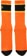 Anti-Hero Hecho Por Skateboarding Sock - orange/yellow/black - front