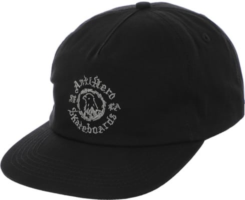 Anti-Hero Pigeon Motion Snapback Hat - black/charcoal - view large