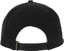 Anti-Hero Pigeon Motion Snapback Hat - black/charcoal - reverse