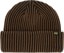 Krooked Eyes Clip Beanie - brown/black/yellow