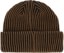 Krooked Eyes Clip Beanie - brown/black/yellow - reverse