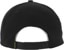 Krooked Moonsmiley Snapback Hat - black - reverse