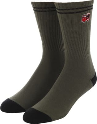 Spitfire Eternal Fill Emb Sock - olive/black/red - view large