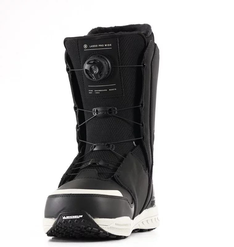 RIDE LASSO ダブルBOA スノーボードブーツ ブラック　26cm Ride Lasso Pro Wide Snowboard Boots 2026 - black | Tactics