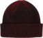 Thunder Script Patch Beanie - black/red/silver - reverse