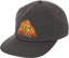 Spitfire Hellfire Snapback Hat - charcoal