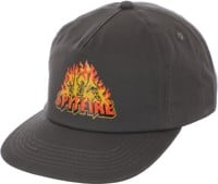 Spitfire Hellfire Snapback Hat - charcoal