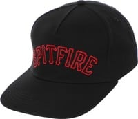 Spitfire Spitball Snapback Hat - black/red
