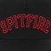 Spitfire Spitball Snapback Hat - black/red - front detail