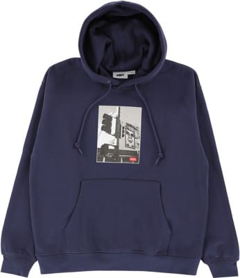 Obey Los Angeles Hoodie - academy navy - view large