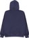 Obey Los Angeles Hoodie - academy navy - reverse