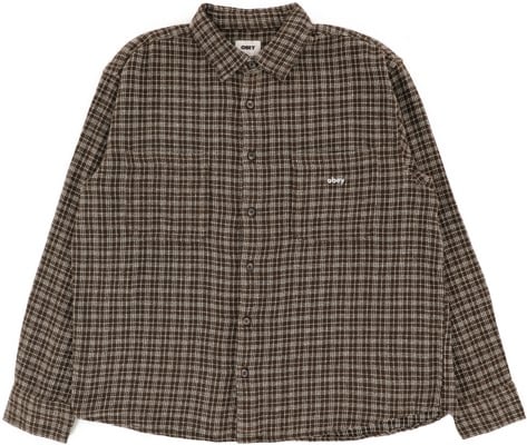 Obey Bigwig Rick Flannel Shirt - wren multi - view large