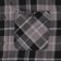 Brixton Vintage Wash Flannel Shirt - black/charcoal beige/slate - front detail