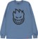 Spitfire Bighead L/S T-Shirt - indigo blue/black