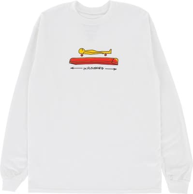Krooked Koffin L/S T-Shirt - white - view large