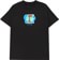 Krooked Moonsmiley T-Shirt - black