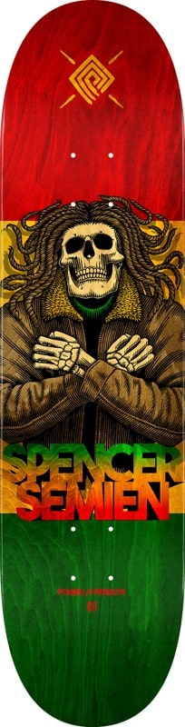 Powell Peralta Spencer Semien Dreads 8.25 Flight Skateboard Deck