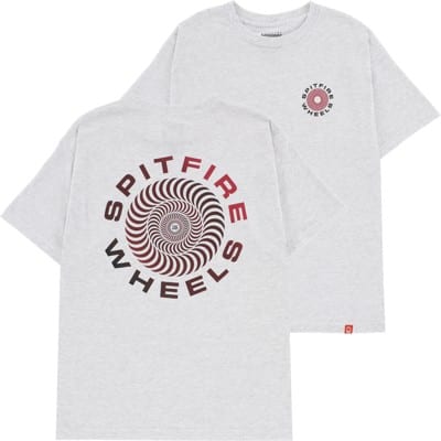Spitfire Classic '87 Swirl Fade Fill T-Shirt - ash grey/red-black - view large