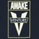 Venture Awake T-Shirt - true navy/green-white - front detail