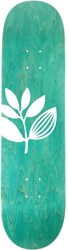Magenta Big Plant 8.25 Skateboard Deck - teal