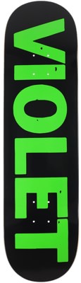 Violet Stamp 8.5 Skateboard Deck - black - view large