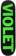 Violet Stamp 8.5 Skateboard Deck - black