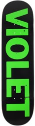 Violet Stamp 8.5 Skateboard Deck - black