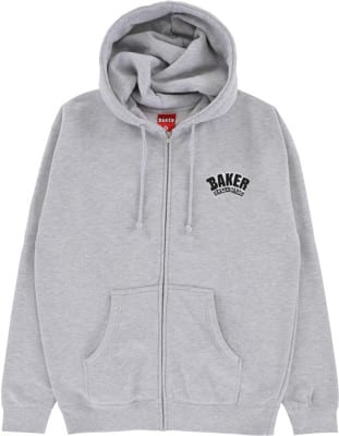 Baker Arch Logo Zip Hoodie - gray - view large