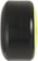 Bones 100's OG Formula V4 Wide Skateboard Wheels - black/yellow (100a) - side