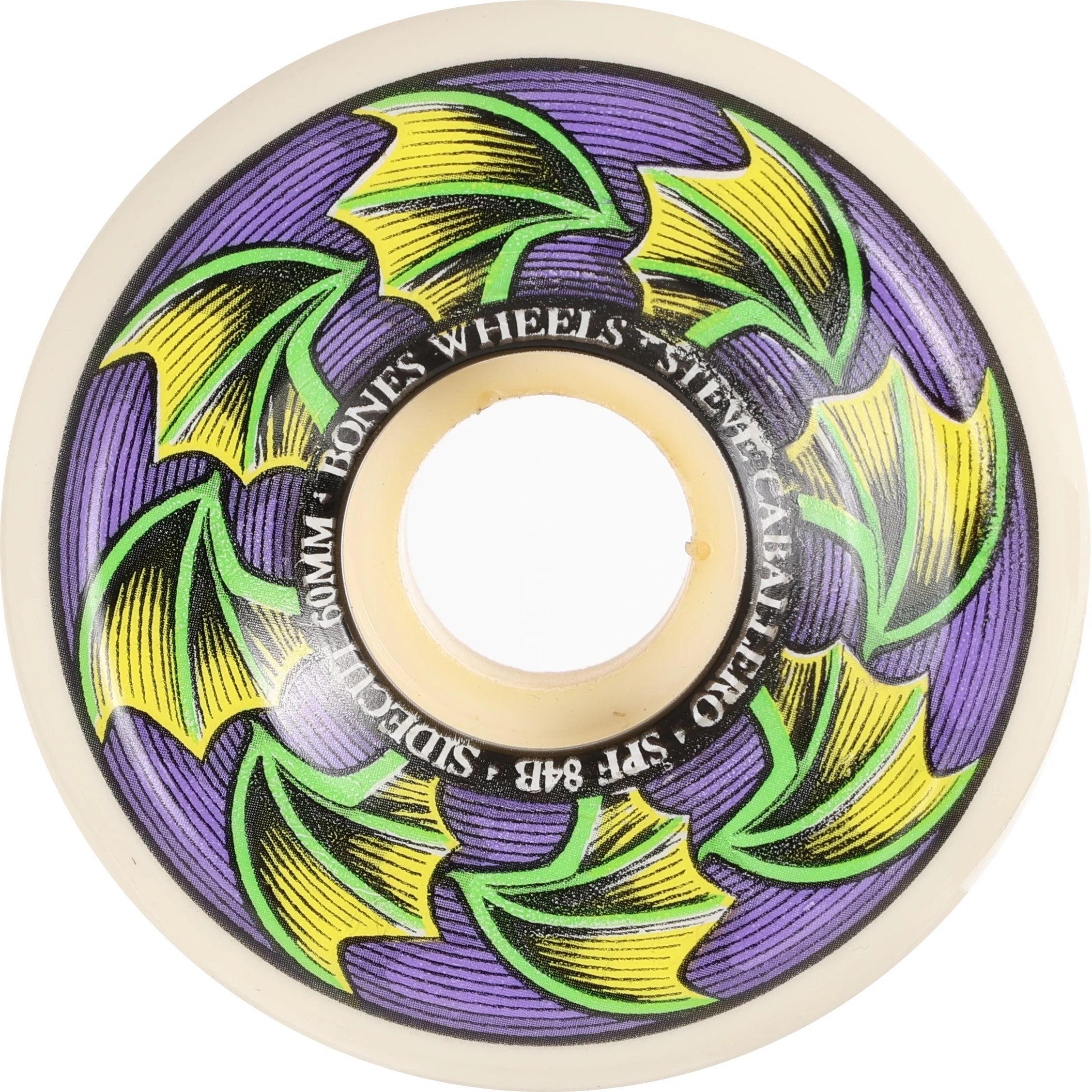 BONES WHEELS SPF 54mm 84B ウィール Bones Caballero SPF Side Cut Skateboard Wheels - bat wings (84b