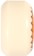 Bones X-Formula V5 Sidecut Skateboard Wheels - white/orange (95a) - side
