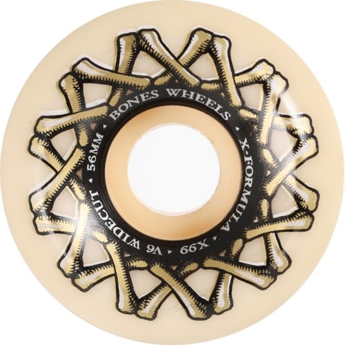 Bones X-Formula V6 Wide-Cut Skateboard Wheels - death angels