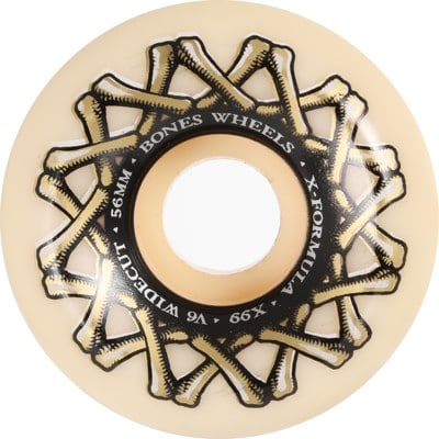 Bones X-Formula V6 Wide-Cut Skateboard Wheels - view large