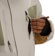 686 2001 Transfer Jacket - limestone colorblock - front detail