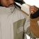 686 2001 Transfer Jacket - limestone colorblock - detail