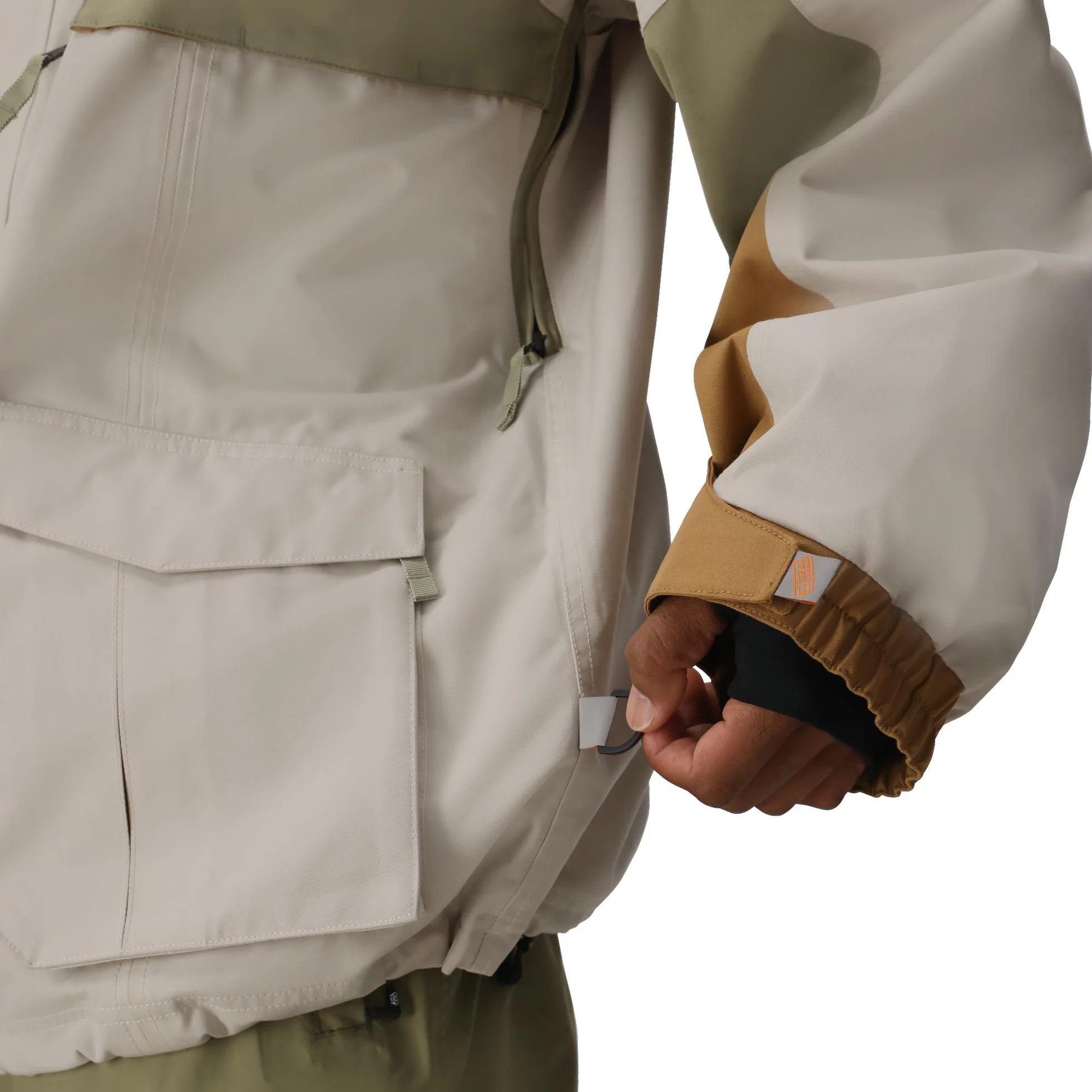 686 2001 Transfer Jacket - limestone colorblock | Tactics