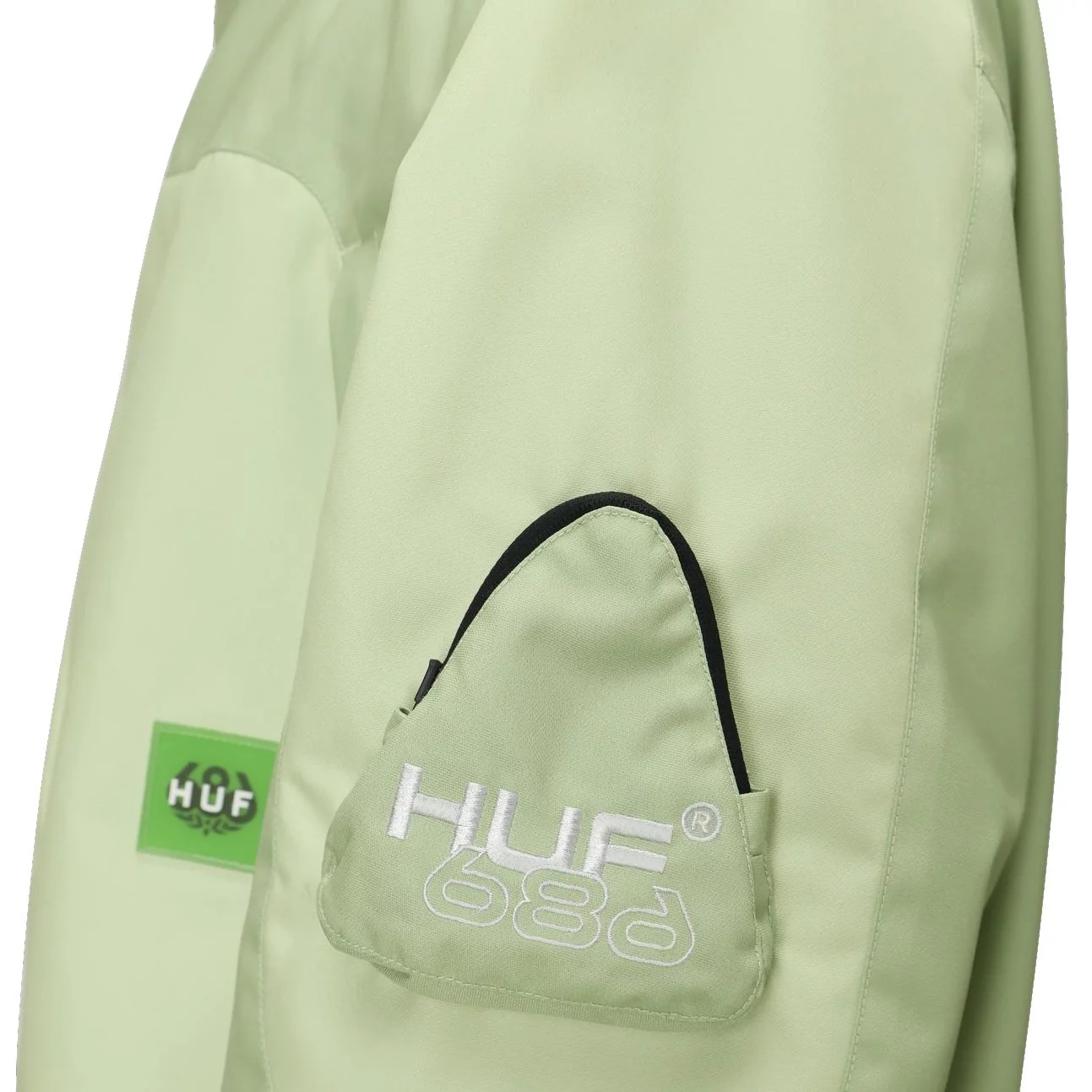 686 Huf Double H Jacket - (huf) green colorblock | Tactics