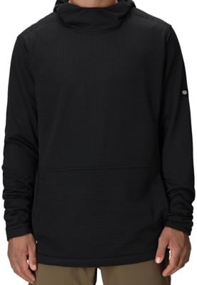 686 Mission Grid Fleece Hoodie - black - view large